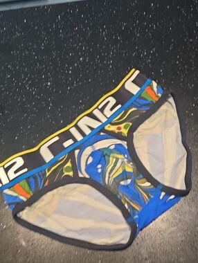 C-in2 Blue Printed Briefs